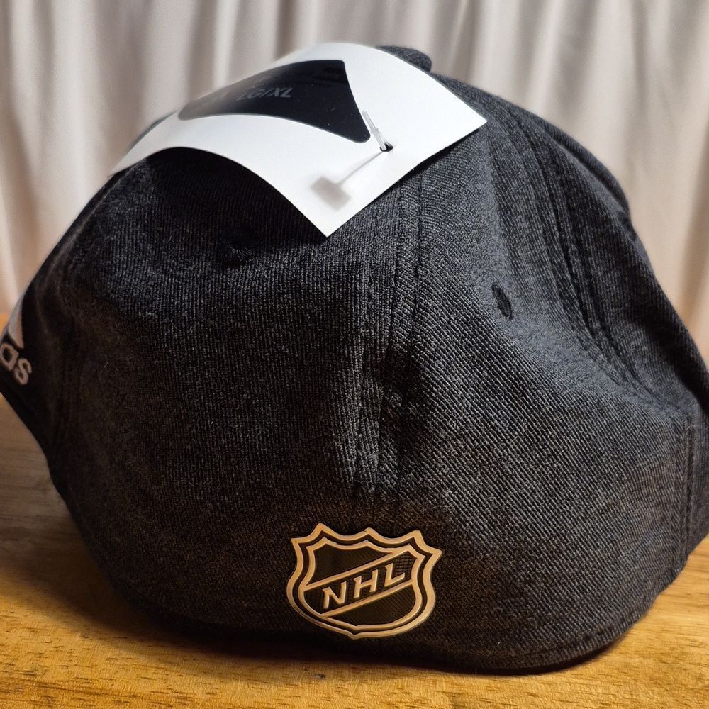 Adidas Pittsburgh Penguins L/XL Stretchfit Hat - New - Picture 5 of 10